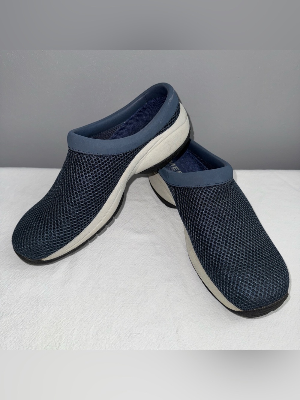 Merrell Mesh Slip-on Shoes Encore Q2 Breeze Mules Navy -Women’s 7.5M